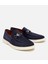 02AYH303010A680 ERKEK Süet Deri Lacivert Toka Detaylı Loafer 2