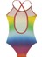 Çok Renkli Kız Çocuk Mayo SM21110150 Rainbow Mayo 2