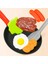 8 Adet Çocuk Mutfak Gıda Oyuncakları Simülasyon Tencere Oyun Seti Rol Yapma Oyunu Tencere Biftek Sebze Ekmek Sosisli Sandviç Omlet Çocuk Hediyesi (Yurt Dışından) 2