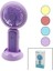 Usb Mini Fan Çap=10cm - Y:20cm Led Işıklı 75 Derece Oynar Başlık 3 Kademe Hız Telefonluklu Ayak Aparat (5132) 1