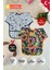 Flower ve Dream Desenli 2'li Paket Sıvı Geçirmez Kız Çocuk Aktivite ve Mama Önlüğü 6-24 Ay 1