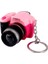 Simüle Slr Kamera LED Işık Yayabilir Ses Anahtarlık Fotoğrafçılık Seyahat Hediyeleri Üç Boyutlu Kolye Hafif Basit Renk:pembe Renk (Yurt Dışından) 1
