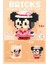 Disney Dikiş Oyuncak Binası Siyahlar Lega Disney Bloklar Karikatür Karakter Birleştirilmiş Model Yapı Bebek Bebek Oyuncakları Çocuk Hediyeleri Renk: Mnmouse/boyut: Kutu Yok (Yurt Dışından) 1