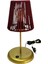 Lyris - Makrome Ipli Mini Abajur Bordo (2 Metre Fişli Kablosu Dahil) 3