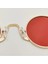 Kırmızı Stil 2021 Moda Retro Güneş Gözlüğü Erkekler Için Yuvarlak Vintage Gözlük Menwomen Lüks Güneş Gözlüğü Erkekler Için Küçük UV400 Vintage Metal Çerçeve (Yurt Dışından) 5