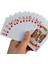 6688KIRMIZI Stil 100% Pvc Yeni Desen Plastik Su Geçirmez Yetişkin Iskambil Kartları Oyunu Poker Kartları Masa Oyunları 58*88MM Kartlar (Yurt Dışından) 3