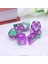 Mavi Stil 7 Adet Şeffaf Taraflı Zar D4 D6 D8 D10 D12 D20 Dungeons & Dragon D&d Rpg Poly Table Board Game Set (Yurt Dışından) 2