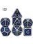 NO.132 Stili Dados Rpg Zar Masası Oyunları Satış Promosyonu Çokyüzlü Metal Zarlar Çinko Alaşımlı Sayısal Dnd Zar 7 Set D4 D6 D8 D10 D12 D20 (Yurt Dışından) 1