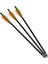 Okçuluk Arbalet Cıvataları Fiberglas Ok 3 "tpu Kanatlı Düz ​​nock Okçuluk Yay Atış Açık Spor (Yurt Dışından) 4