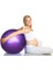 Mavi Stil Spor Yoga Topu Bola Pilates Fitness Parçacık Dengesi Fitness Topu Egzersiz Pilates Egzersiz Masaj Topu 45 cm Pvc Fitness (Yurt Dışından) 3