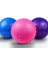 Mavi Stil Spor Yoga Topu Bola Pilates Fitness Parçacık Dengesi Fitness Topu Egzersiz Pilates Egzersiz Masaj Topu 45 cm Pvc Fitness (Yurt Dışından) 4