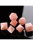 Pembe Kahverengi A Stili Pearl Swirl 7-Die Dnd Rpg Adventurer Için D4 D6 D8 D10 D% D12 D20'DEN Oluşan Çokyüzlü Zar Seti (Yurt Dışından) 4