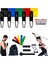 30LBS-4PCS-RENK A Stili Adet Fitness Direnç Tüp Bandı Yoga Salonu Streç Çekme Halatı Egzersiz Eğitimi Genişletici Kapı Çapa Kolu Ayak Bileği Kayışı (Yurt Dışından) 3