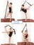 Mavi Stil Sedye-Kayış Kapısı Esneklik Esneme Bacakları Sedye Kayışı Için Bale Tezahürat Dans Jimnastik Eğitmeni Yoga Esneklik Bacakları (Yurt Dışından) 4