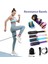 4 Adet Mor Tarzı 4 Adet Yoga Direnç Bantları Ayak Bileği Elastik Bantları Bacak Eğitimi Popo Uyluk Bacak Kasnakcrossfit Fitness Ekipmanları Pilates Egzersiz Salonu (Yurt Dışından) 3