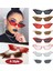 C1 Stili 2021 Yeni Moda Geniş Çerçeve Küçük Dikdörtgen Güneş Gözlüğü Kadın Shades Vintage Gözlük UV400 Şeker Renk Bisiklet Güneş Gözlükleri (Yurt Dışından) 5