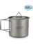 300ML Tarzı Tomshoo 750ML Ultralight Titanyum Bardak Tencere Açık Taşınabilir Su Bardağı Kupa Sofra Tencere Titanyum Pot Kamp (Yurt Dışından) 1