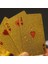 Bir Stil Altın Folyo Eğlence Poker Su Geçirmez Pürüzsüz Aşınmaya Dayanıklı 100% Pvc Oyun Kartı Pokers Masa Oyunu Doğum Günü Hediyesi (Yurt Dışından) 4