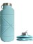 Mavi Stil 500ML Katlanabilir Su Şişesi Yeniden Kullanılabilir Bpa Içermeyen Silikon Su Şişesi (Yurt Dışından) 1