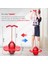 Kırmızıb Tarzı Saplı ve Pompalı Zıplayan Top Denge Platformu Bouncy Jump Pogo Topu Çocuklar Için Oyun Alanı Spor Egzersiz Yarışması Oyuncak (Yurt Dışından) 2