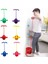 Kırmızıb Tarzı Saplı ve Pompalı Zıplayan Top Denge Platformu Bouncy Jump Pogo Topu Çocuklar Için Oyun Alanı Spor Egzersiz Yarışması Oyuncak (Yurt Dışından) 3