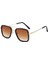 No.7 Tarzı Claemi-Rimless Güneş Gözlüğü Erkek Womequare Polarize Güneş Gözlüğü Erkekler Oculos De Sol Gafas UV400 Retro Gözlük (Yurt Dışından) 5