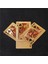 Altın Tarzı 1 Takım 24K Altın Oyun Kartları Poker Oyun Destesi Altın Folyo Poker Seti Plastik Sihirli Kart Su Geçirmez Kartlar Sihirli Masa Oyunları (Yurt Dışından) 2