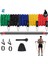 100LBS Renkli Set Stili 150LBS Sarılmış Direnç Bandı Elastik Bant Kuvvet Eğitimi Çubuk Seti Direnç Fitness Ekipmanları Spor Kemeri Spor Ekipmanları (Yurt Dışından) 2