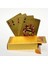 Altın 1 Tarzı Altın Folyo Poker Seti Su Geçirmez Kartlar Lüks Altın Iskambil Kartları Oyunu Plastik Folyo Poker Dayanıklı Hediye Koleksiyonu (Yurt Dışından) 1