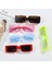 C10 Stili Şeker Renk Vintage Geniş Çerçeve Kadın Sunglass Küçük Dikdörtgen Güneş Gözlüğü Yaz Kadın UV400 Lens Trendy Gözlük (Yurt Dışından) 3