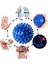 Mavi Stil 1pc Fat Control Roller Massager Cellulite Leg Abdomen Neck Buttocks Fast Anti Cellulite Face Lift Tools Roller Fitness Balls (Yurt Dışından) 1