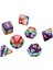 Mini Çokyüzlü Zar Seti Dnd Oyunları Için 7 Parça Glitter Oyun Aksesuarları (Yurt Dışından) 2