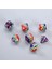 Mini Çokyüzlü Zar Seti Dnd Oyunları Için 7 Parça Glitter Oyun Aksesuarları (Yurt Dışından) 3