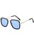 No.5 Tarzı Claemi-Rimless Güneş Gözlüğü Erkek Womequare Polarize Güneş Gözlüğü Erkekler Oculos De Sol Gafas UV400 Retro Gözlük (Yurt Dışından) 1