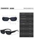 Siyah Stil Kırmızı Hm Dikdörtgen Güneş Gözlüğü Unisex Vintage Polarize Seyahat Bisiklet Güneş Gözlükleri Shades Kadın Gözlük Plaj Uv Koruma Gözlük (Yurt Dışından) 2