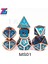 No.1 Tarzı Metal Zar Seti 26 Renk Mze D4-D20 Masa Oyunları Için Dragon Rpg Dados Jogos Dnd Çanta ile Noel Doğum Günü Hediyesi Olarak (Yurt Dışından) 1