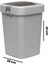 Comfort Dust Bin Gri Mutfak Çöp Kovası - 18 lt 5