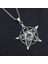Güneş 60 cm Maske Kolye Mızrak Ucu Çapraz Kolye Moda Charm Güneş Pusula Iskelet Pentagram Kazak Zincir Takı Erkekler Kadınlar Için Hediyeler (Yurt Dışından) 4