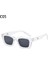 C05 Stili Kare Geniş Çerçeve Küçük Dikdörtgen Güneş Gözlüğü Kadın Shades Vintage Gözlük UV400 Şeker Renk Bisiklet Kız Erkek Güneş Gözlükleri (Yurt Dışından) 1