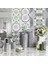 Lenox 5'li Banyo Aksesuar Set - Gri 1