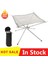 560X560X430MM Stili Şenlik Ateşi Kamp Ateşi Çukuru Kamp Odun Sobası Standı Çerçeve Yangın Rafı Paslanmaz Çelik Katlanabilir Örgü Ateş Çukuru Açık Ahşap Isıtıcı Isıtma (Yurt Dışından) 3