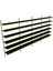 6 Katlı 4'lü Market Rafı - Duvara Monte, Ekonomik Market Rafı - 30x75 cm-Sarı 5