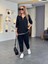 Fh Fashionhere Kadın Uzun Kollu Ribana ve Fermuar Detay Bluz ve Yüksel Bel Pantolon 2li Takım 4