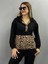 Fh Fashionhere Kadın Uzun Kollu Leopar Detay Sweat ve Yanı Leopar Şerit Detay Pantolon Ikili Takım 5