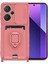 Xiaomi Redmi Note 13 Pro Plus Kılıf Zuma Kartvizitli Yüzüklü Silikon - Pembe Yktsn 1