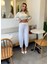Fh Fashionhere Kadın Krep Kumaş Balon Pantolon 3