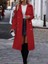 Fh Fashionhere Kadın Uzun Kollu Yakalı Önden Düğmeli Beli Kuşaklı Midi Gabardin Trençkot 2