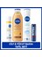 Q10 SPF50 Gündüz Yüz Krem 40ML, Bronzluk Losyon 250ML,KIRMIZI Dudak Kremi ve Deodorant 1