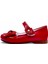 Ortopedik Kız Babet Bebek Balerin Ayakkabısı Glossy Series Yf2502 Rugan Kırmızı 23 6