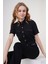 Fh Fashionhere 0663 Crop Ceket - Siyah 3